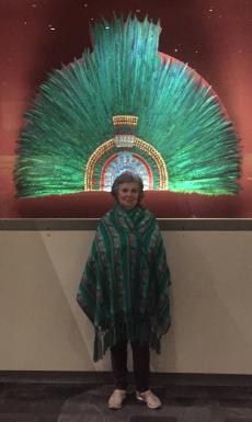 No Museu Nacional de Antropologia 